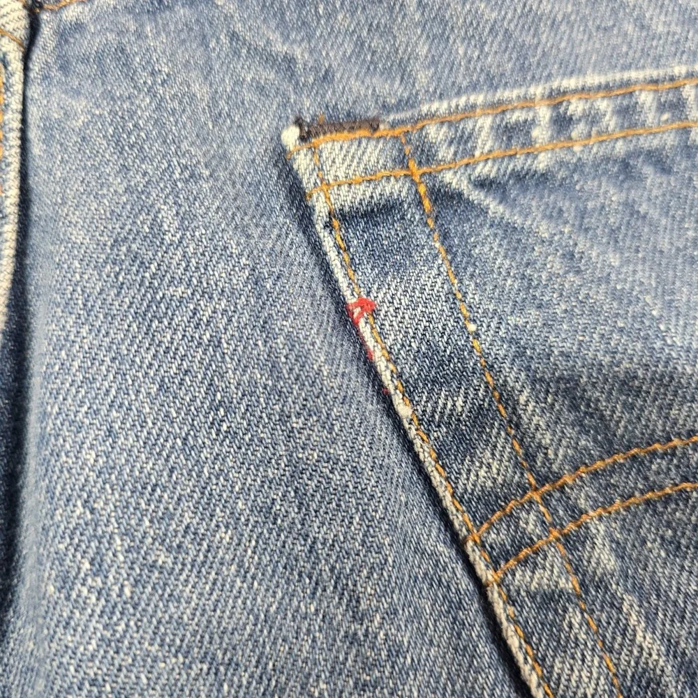 Vintage 80s Levi's 517 Jeans Mens 32x32 Blue‎ Bootcut USA Custom Snap Button Fly